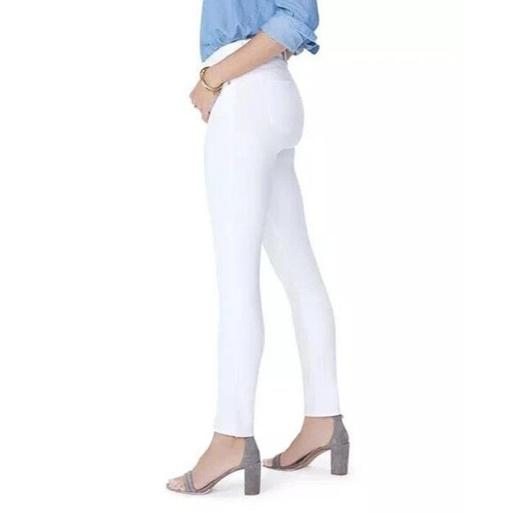 NYDJ Ami Skinny Jeans White Size 14 NWT Lift Tuck High Rise Soft - Picture 2 of 16